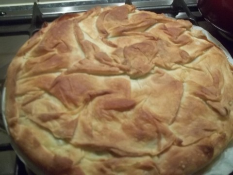 Freshly baked pie